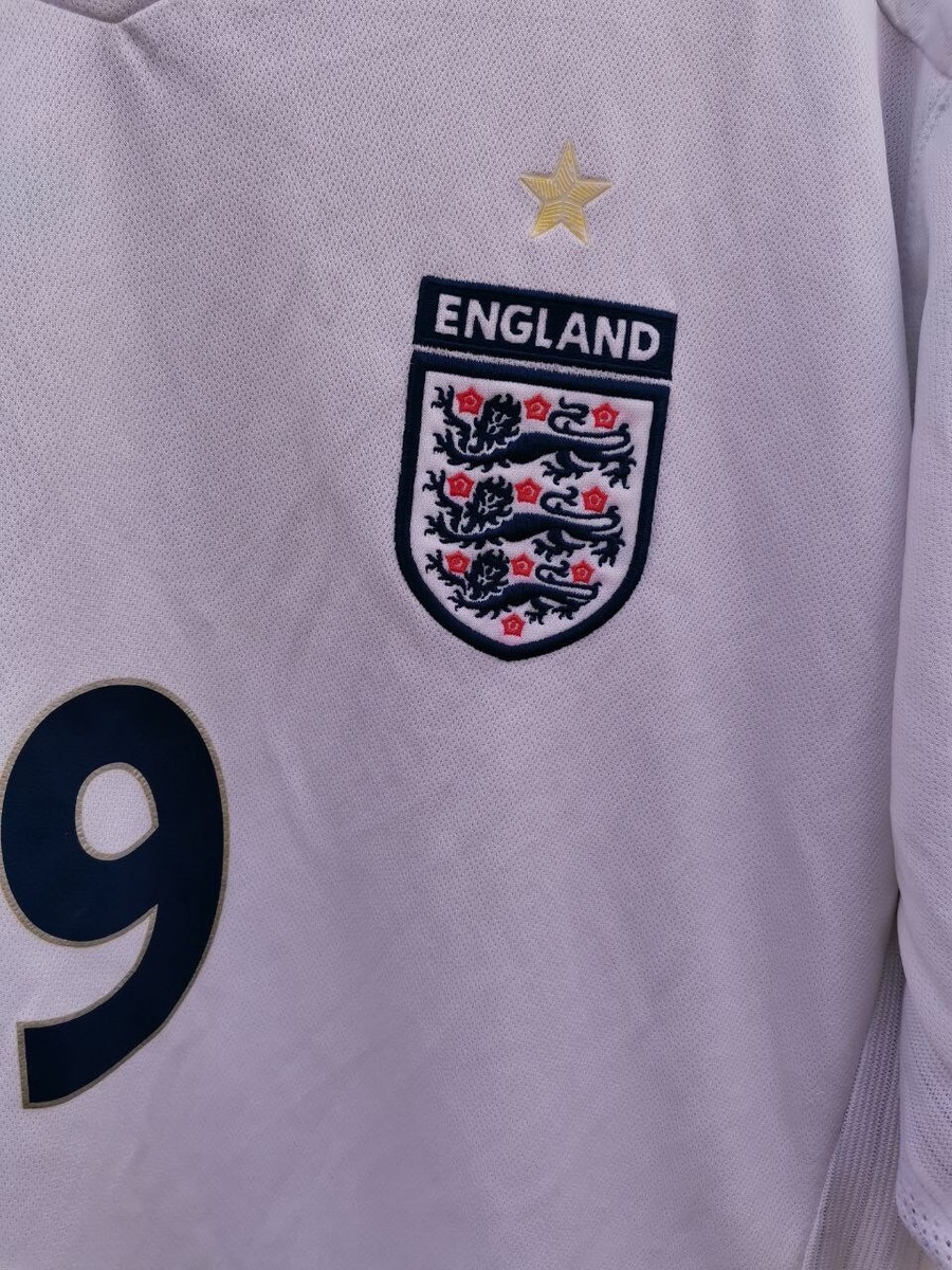 ENGLAND NATIONAL TEAM 2005/2007 HOME FOOTBALL SHIRT UMBRO #9