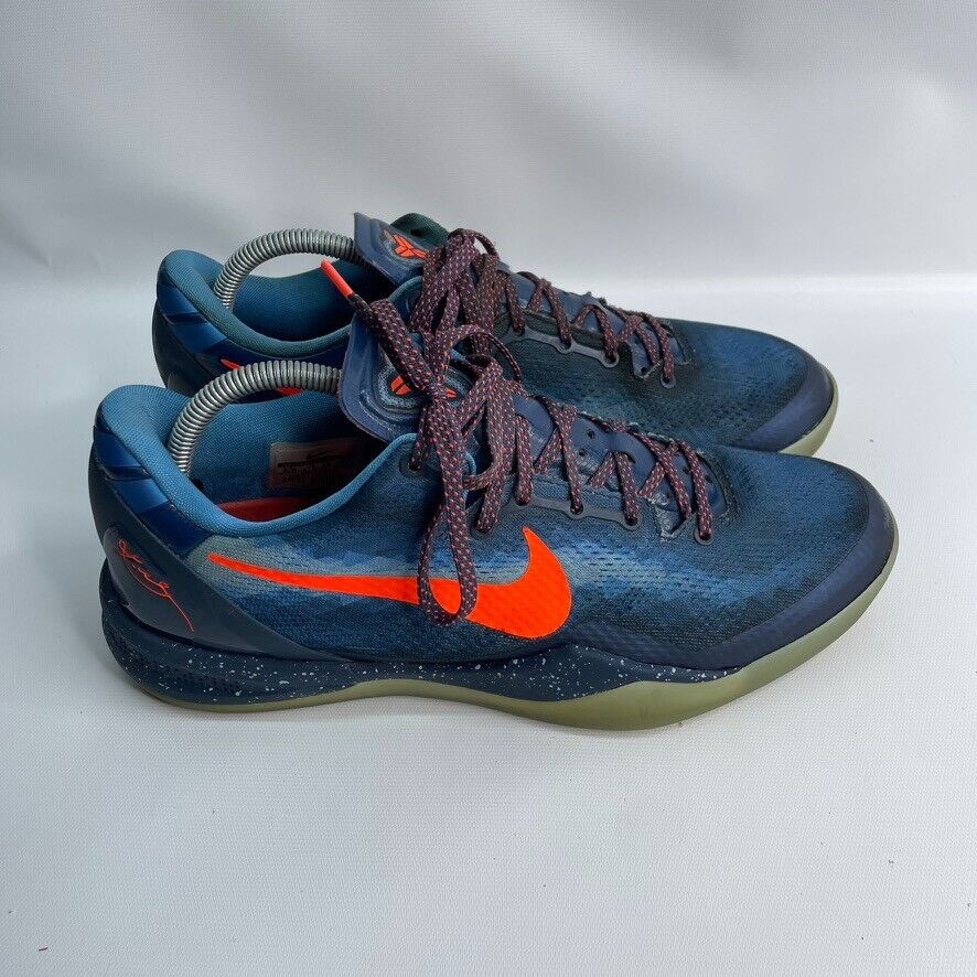 Nike Kobe 8 Blitz Blue Basketball Shoes Mens 9.5 555035-401 Nike Kobe 8 Blitz Blue Basketball Shoes Mens 9.5 555035-401