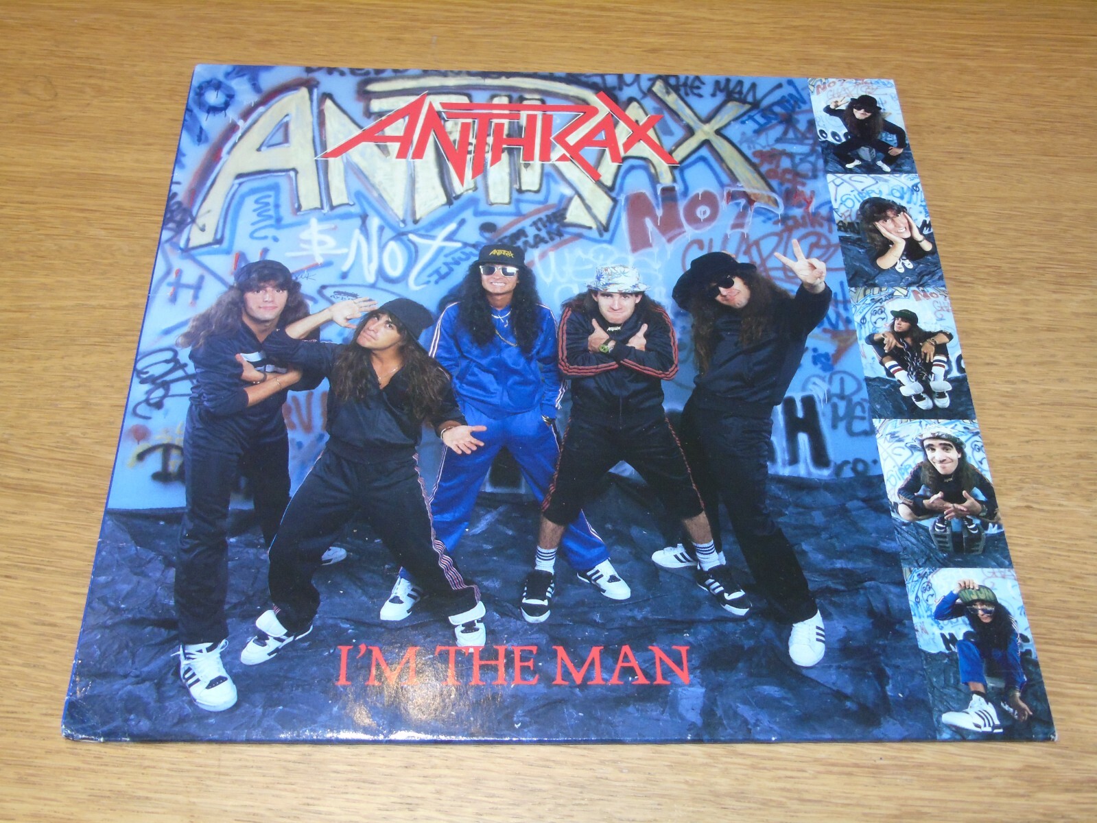 ANTHRAX - I'm The Man - 1987 UK 3-track 12" Vinyl single