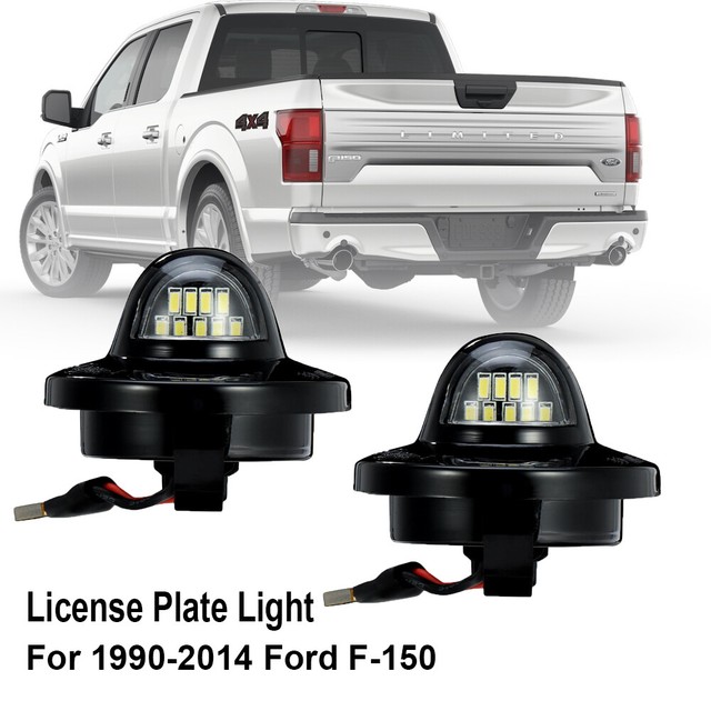 LED License Plate Light Lamp Ford F150 F250 F350 9014 Pickup Truck