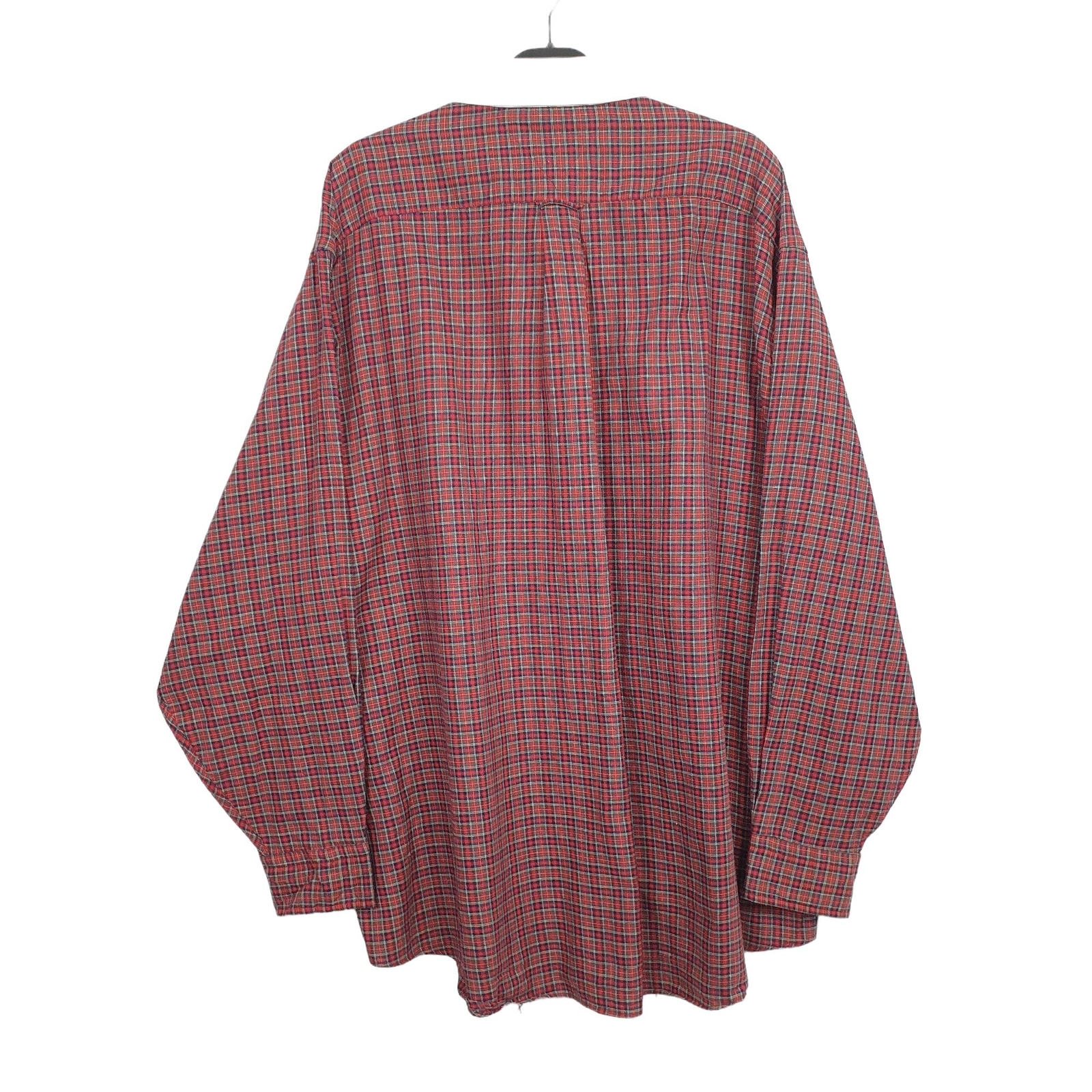 TOMMY HILFIGER Red Check Shirt Long Sleeve Casual Mens XL image 3