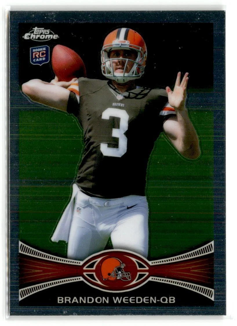 Brandon Weeden trading card