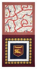 NEW 730 Burberry X-large Archive Print Silk Scarf Wrap