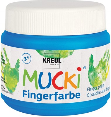 KREUL Fingerfarbe ''MUCKI'' blau 150 ml