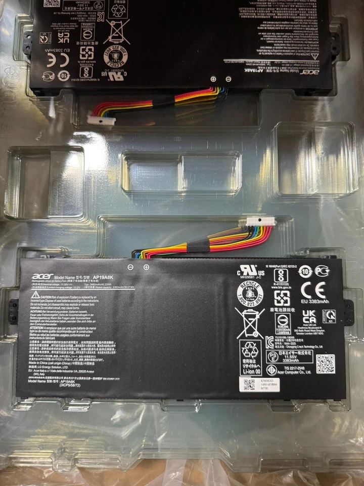 Batería Original AP19A8K para Acer Chromebook Spin 311 11 CP311-1HN CP311-3H. NUEVO Foto 2 de 2