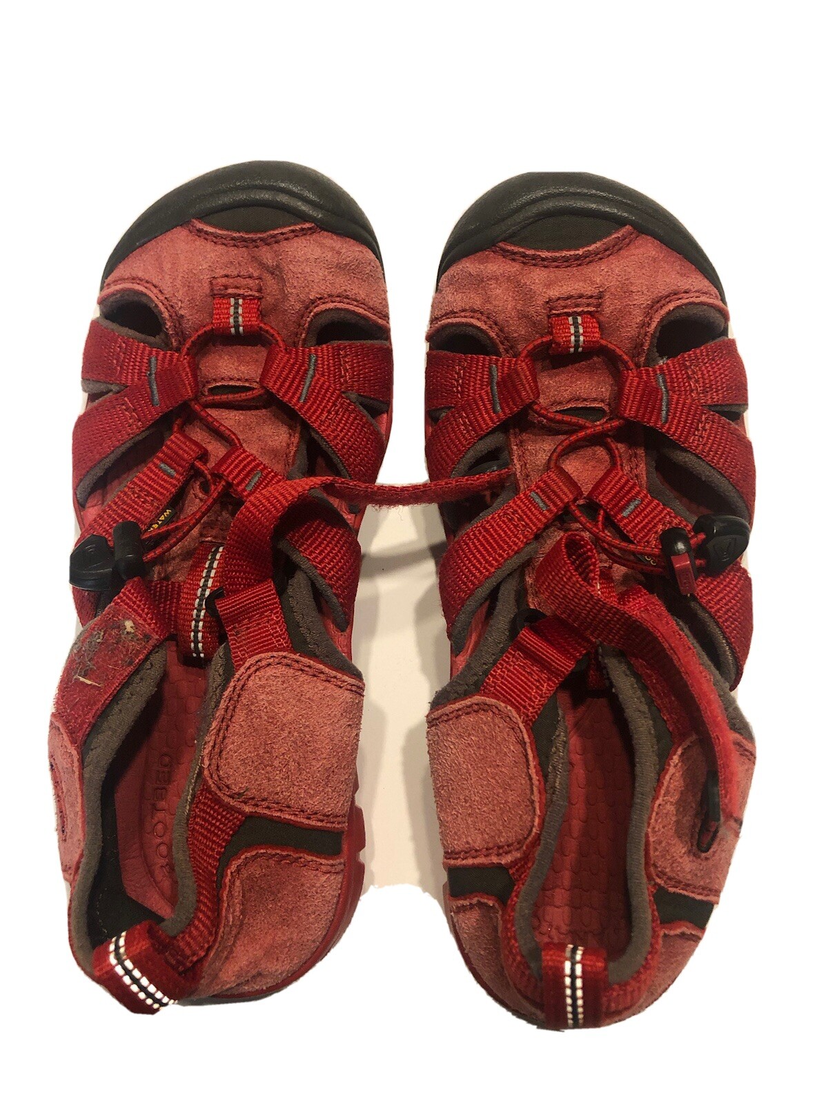 KEEN scarpe da acqua da trekking sandali rossi grandi bambini taglia 3