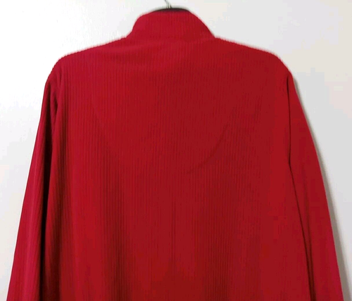 Vanity Fair Women's Zipper Front Robe Large Long Sleeves Below Knee Length - Picture 7 of 11