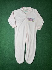 Vintage 80s 90s Valentines Footie One Piece 11-17 lb Medium Pajamas