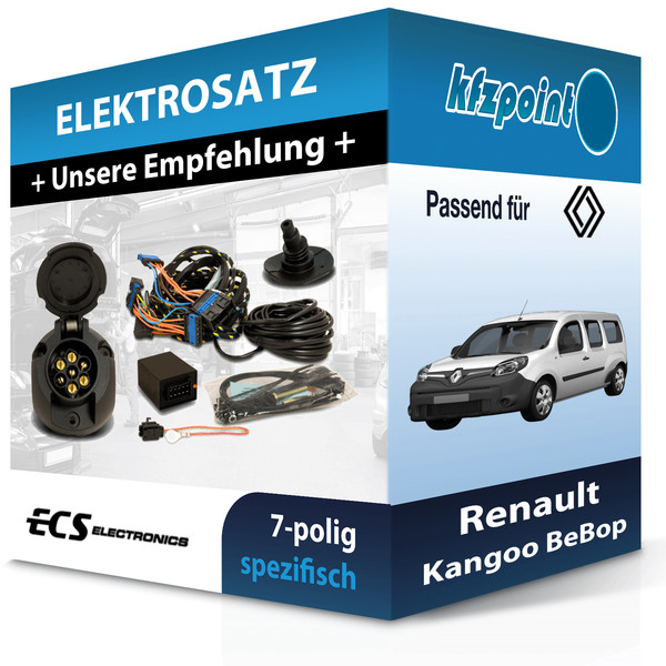 für Renault Kangoo Bebop 03.2009-Jetzt ECS E-Satz 7Polig Fahrzeugspezifisch NEU-image