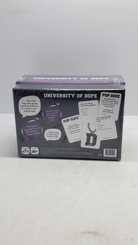 University of Dope Card Game A Disrespectful Party Game For Hip Hop Lovers New - Picture 6 of 6