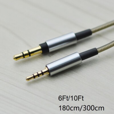 Silver coated Audio Cable For JBL Synchros E30 E35 E40BT C45BT E500BT Headphones