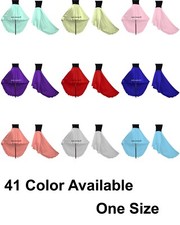 New Fashion Up Down Skirt Satin High low skirt Color Asymmetrical Skirts S47