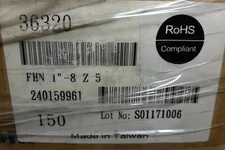 Fastenal 1"-8 Zinc Finish Grade 5 Finished Hex Nuts LOT of 84 NEW 