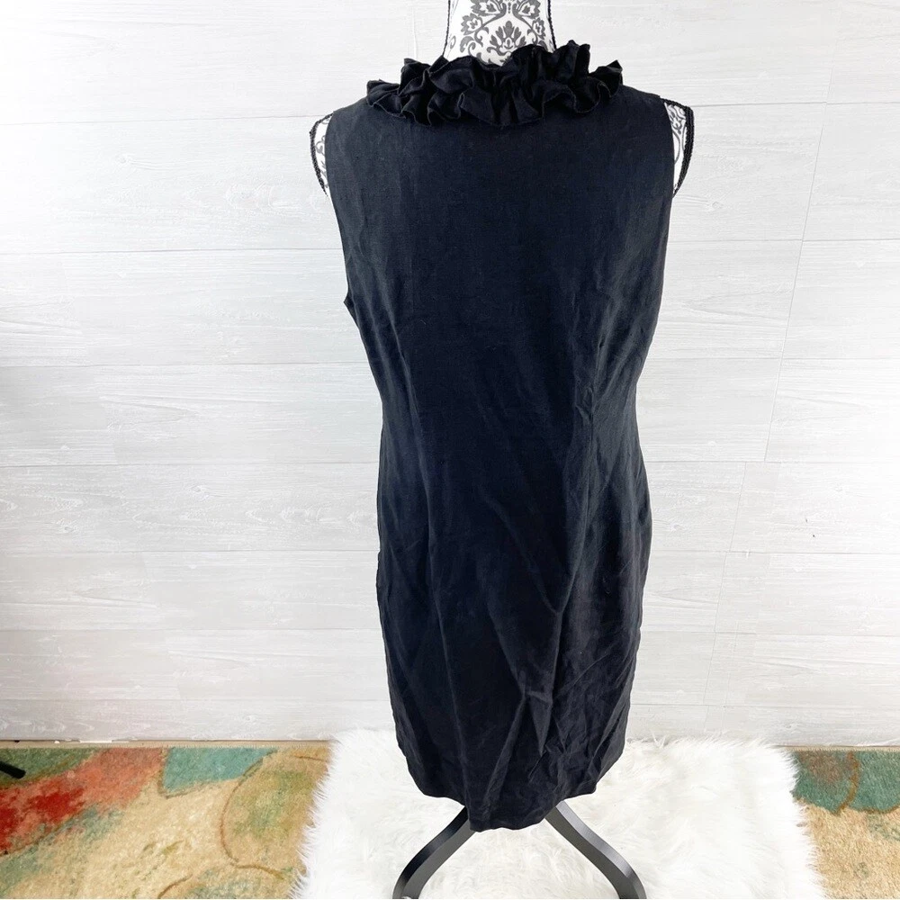 Abito in lino senza maniche con volant Kate Spade New York Bonnie