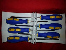 K & Q Tools  Set 6pc Insulated Screwdrivers Magnetic Tip Slotted and Phillips