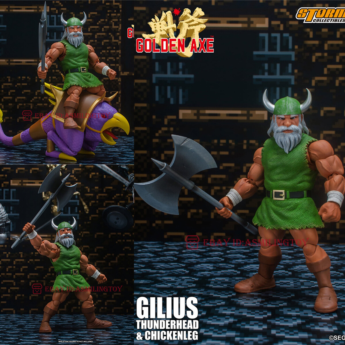 1/12 Storm Toys SGGX04 Gloden Axe Gilius Thunderhead Action Figure