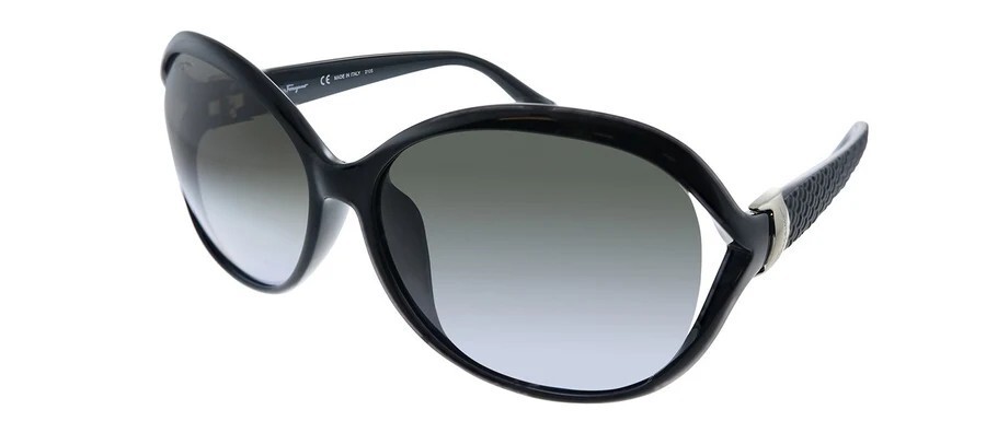 Ferragamo SF 770SA 001 Womens Oval Sunglass | eBay display picture 2