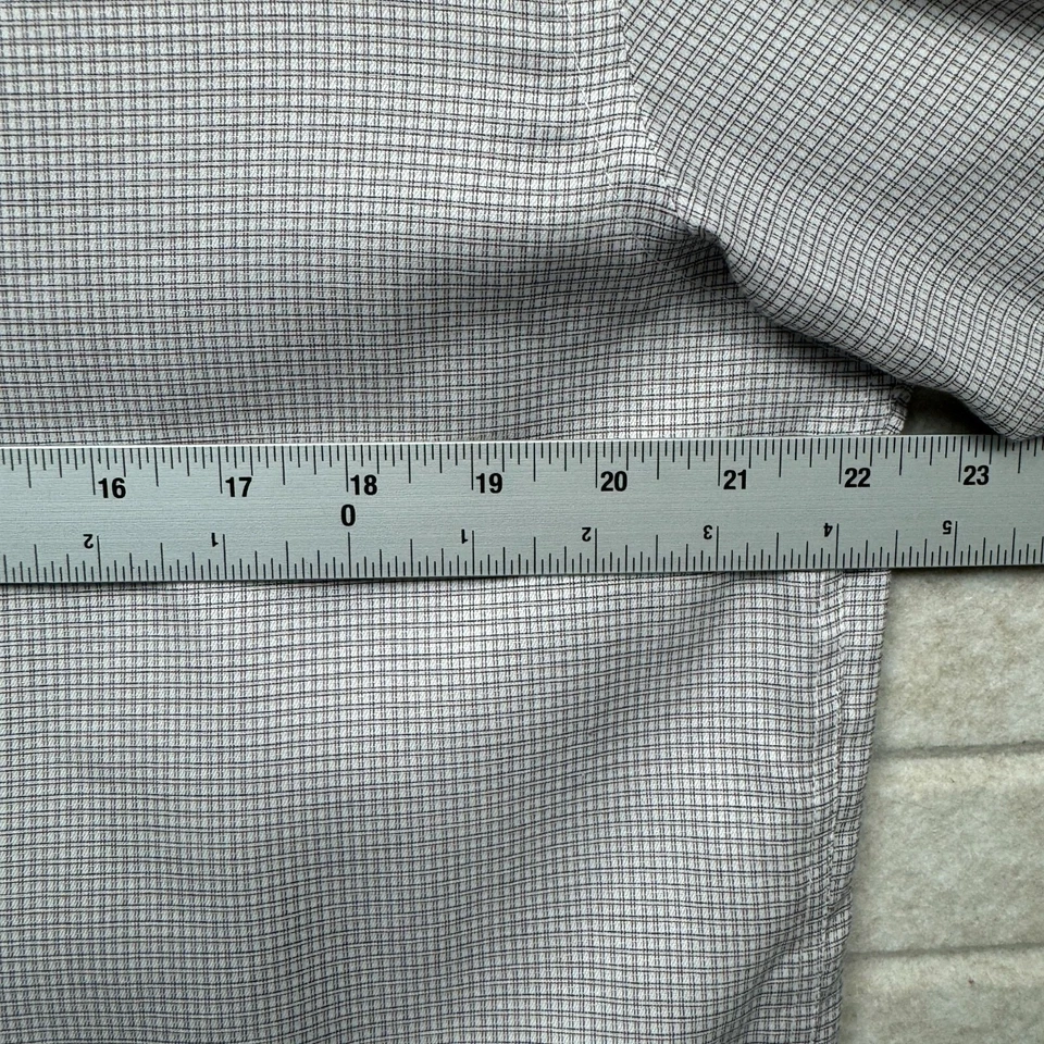 Jos. A. Camisa de vestir Bank Reserve a medida negra roja tattersall a cuadros LS L Foto 3 de 4