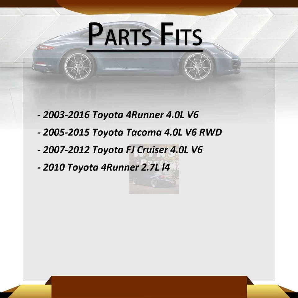 Para Toyota 4Runner 2.7L 2010 Motor Delantero Montajes Anclaje 2 Piezas Foto 2 de 4