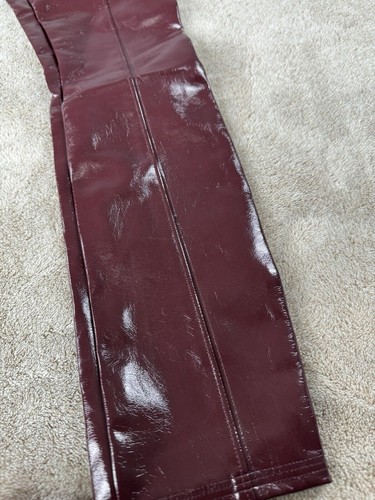Spanx Kunstleder Leggings in Rubinrot Größe Small Einzelhandel 128 $ Neu mit Etikett - Bild 10 von 17
