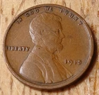 Lincoln Wheat Cent 1915-P Fine #17