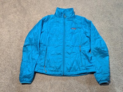 Patagonia Jacket Womens Small Blue Nano Puff Puffer Coat Primaloft