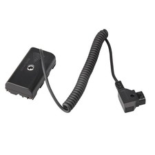 35cm-100cm D-tap to NP-F550 Dummy Battery Power Adapter Cable for Monitor LED