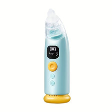 Electric Baby Nasal Aspirator with 3 Soft Silicone Tips, Adjustable Suction