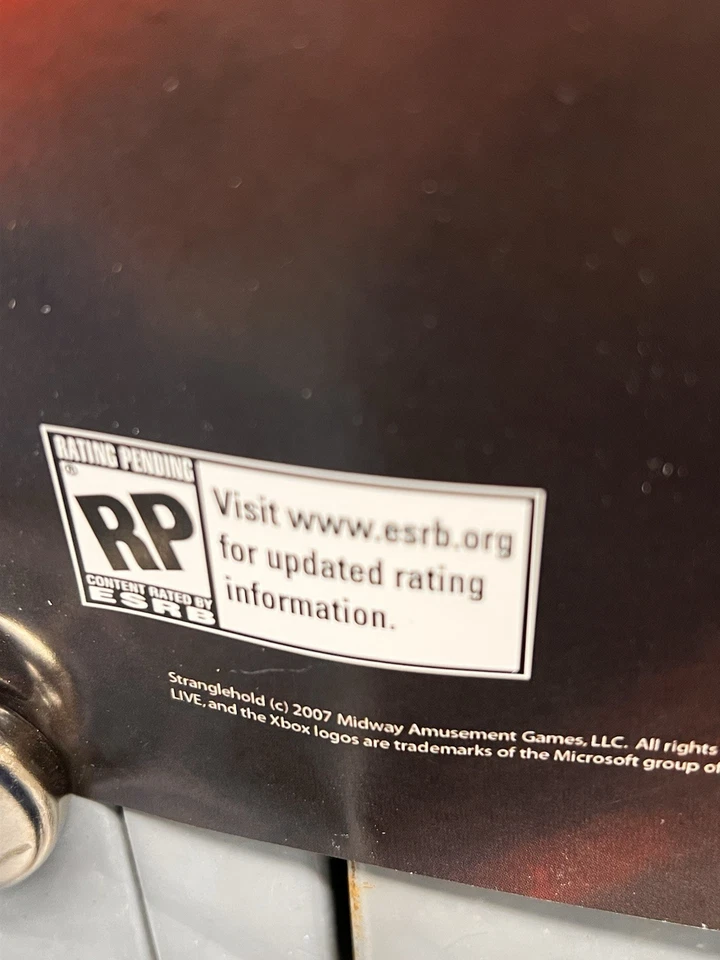 John Woo Presents Stranglehold Video Game Promotional Poster Store Display 22x28 - Image 3 of 4