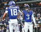 Justin Jefferson & Jordan Addison Signed Minnesota Vikings 8x10 Photo COA/Holo