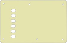 WD Custom Pickguards Vintage Style Backplate For Fender Stratocaster #34 Mint...