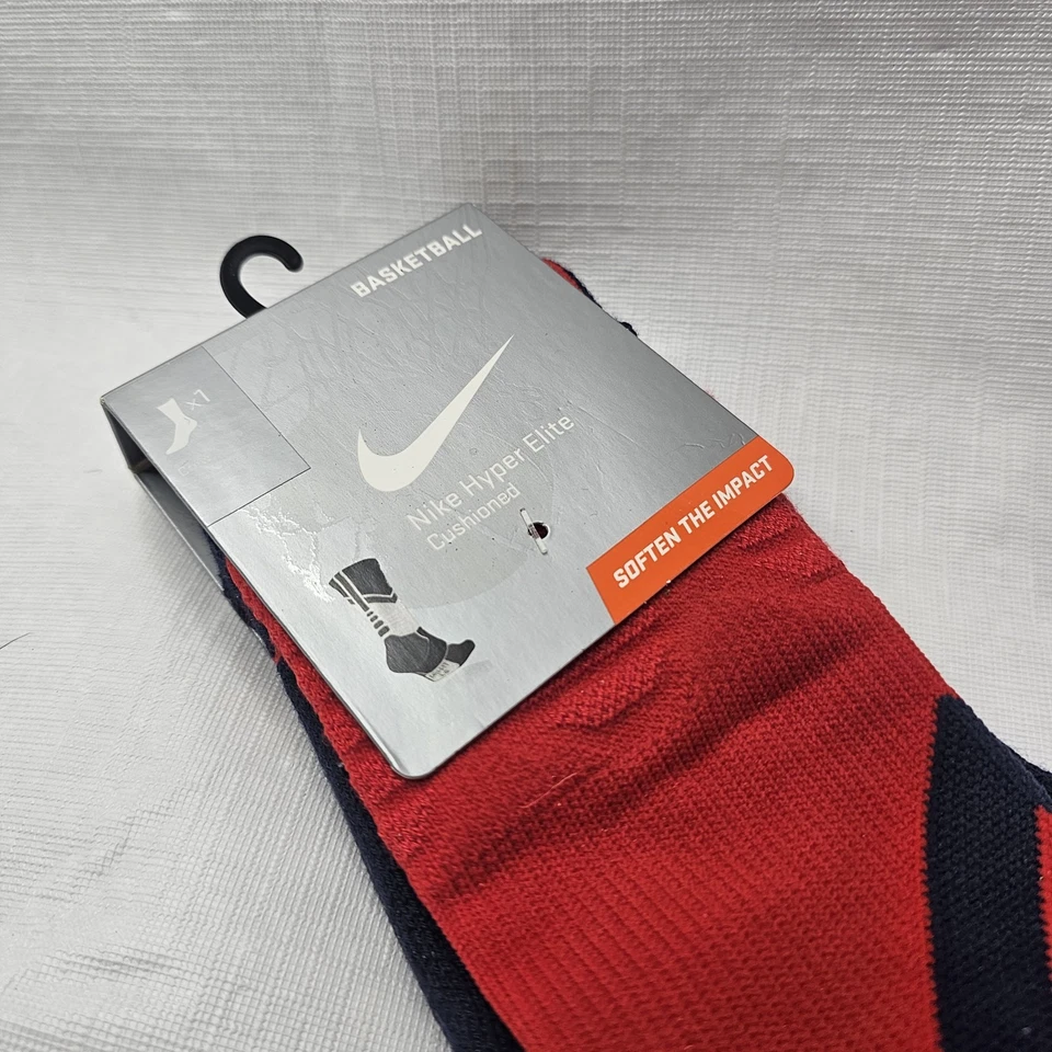 Calcetines acolchados raros Nike Hyper Elite EE. UU. DRI-FIT SX4954-626 DS XL 12-15 2014 Foto 2 de 4