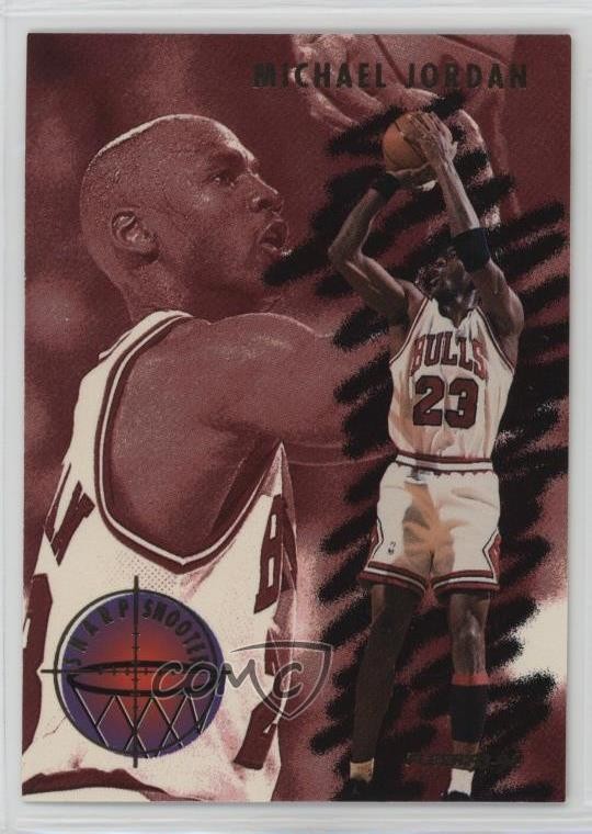 1993-94 Fleer Sharpshooter Michael Jordan #3 HOF