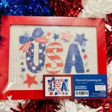 USA Patriotic DIY Diamond Art Painting Hobby Lobby 4th July Flag Craft Now Star