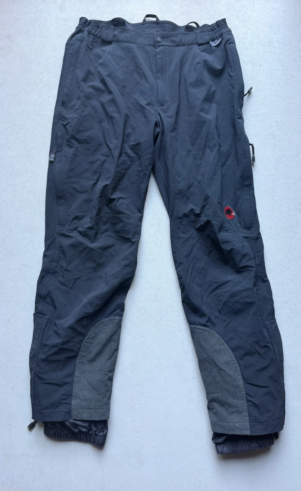MAMMUT Mens 52 Schoeller Dryskin Mountain Pants Climbing Hiking Outdoor Black
