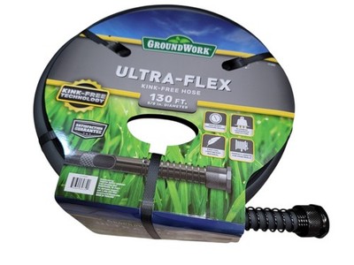 Ground Work Ultra-Flex Kink Free Hose 130 FT. 5/8'' Diameter New