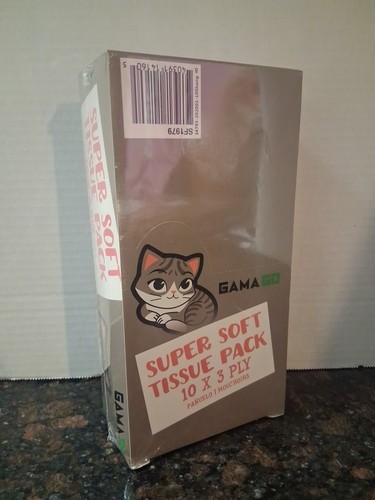 GAMAGO Kitten Tissues | Set of 10 Packs Sealed Box Super Soft On The Go Cute - Afbeelding 1 van 4