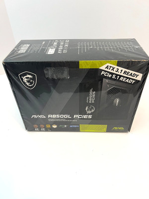 MAG A850GL PCIE5, Fully Modular Compact Gaming 850W Power Supply, 80+ Gold, A...