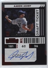 2022 Chronicles Contenders Rookie Ticket Draft Red 17/75 Aaron Ashby Auto 0sm9