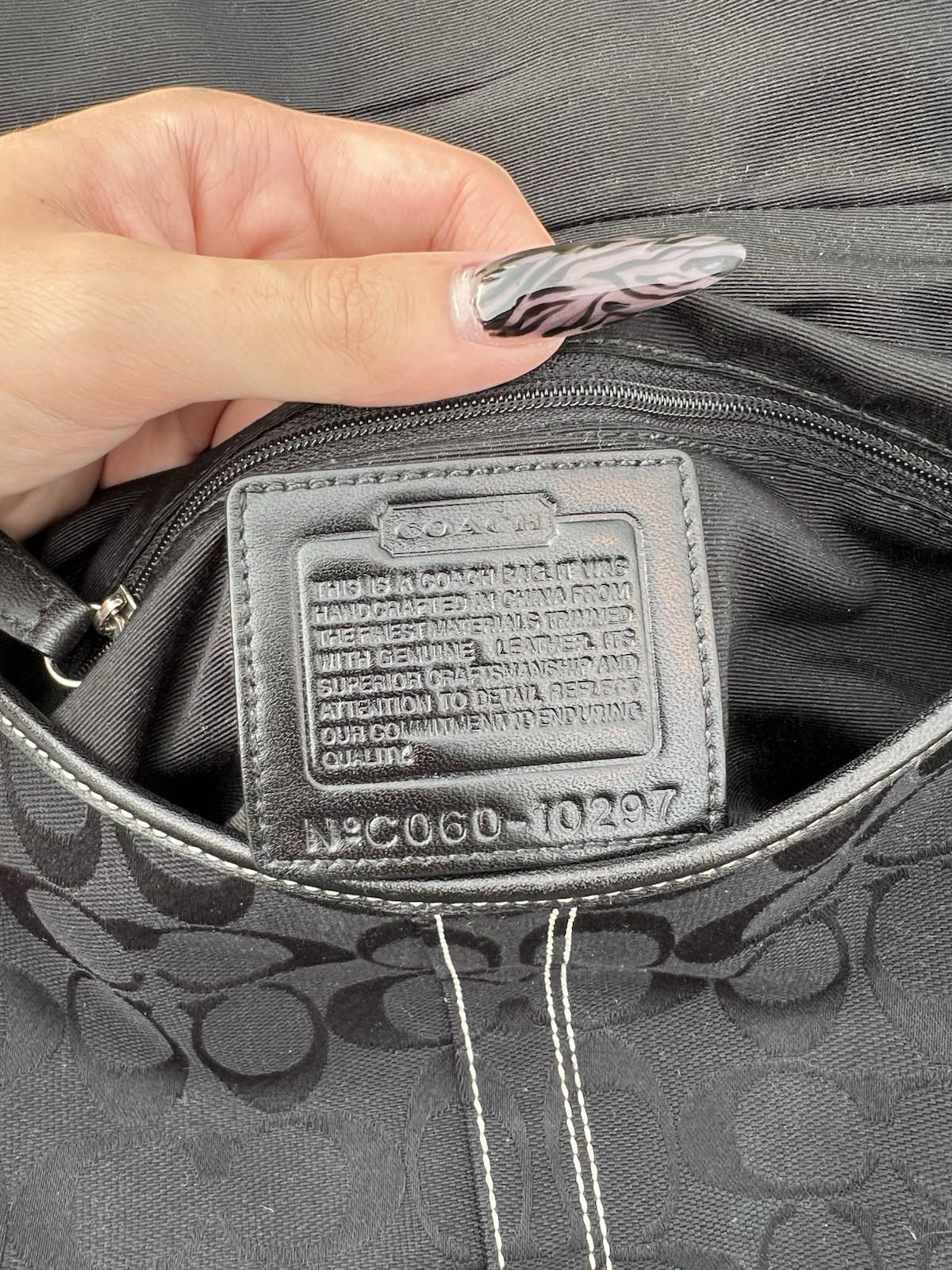 Vintage 2006 Coach Black SoHo Hobo bag 10297 - Gem