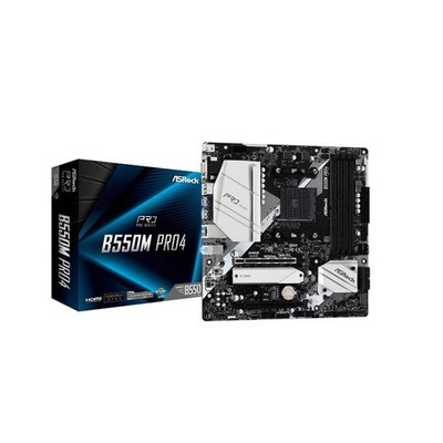 ASRock B550M Pro4 AMD AM4 B550 mATX Mainboard