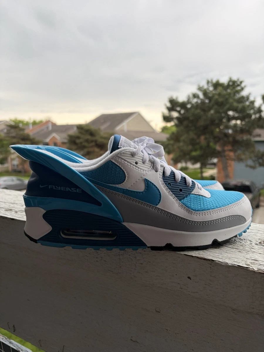 Preços baixos em Nike Air Max 90 FlyEase Laser Blue | eBay