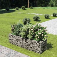 vidaXL Hochbegabionentopf, Verzinkter Stahl, 180 X 50 X 50 Cm