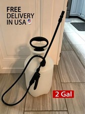 2 Gal Lawn Garden Home Project Pressure Sprayer Funnel Top Translucent Tank
