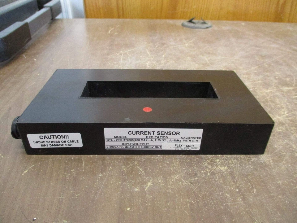Sensor de corriente Flex-Core CTL-202HT/2000 0-2000A entrada 0-200mV salida usado Foto 2 de 4