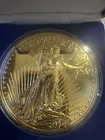 1994 Washington Mint 8 OZ SILVER ROUND COATED IN 24K GOLD