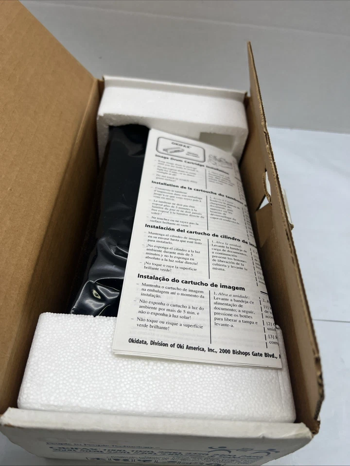 KIT DE BATERÍA ORIGINAL OKI DATA 56116901 IMAGEN NEGRA OKIFAX 1000 1050 2200 2350 AT-27 Foto 4 de 4