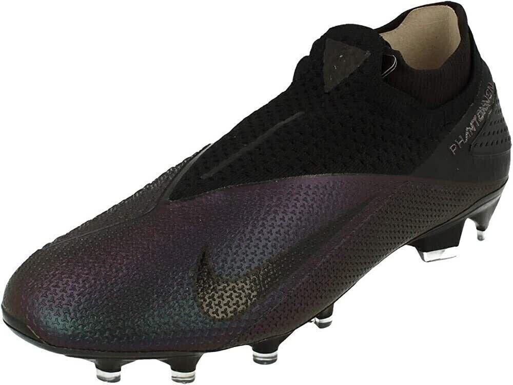 新品　ナイキ　ファントムビジョン2エリート　DF fg Nike Phantom Vision II Elite DF FG - Black/Metallic Platinum