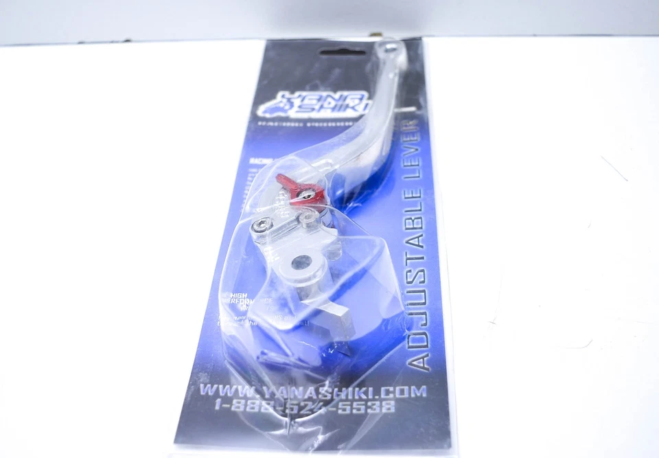 Palanca de freno ajustable Yana Shiki TXRS19, 652332 Yamaha plateada larga 6 posiciones N Foto 2 de 3