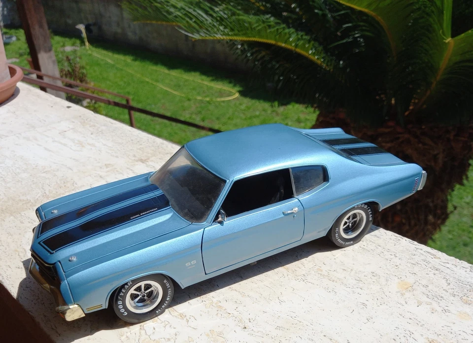 1:18 Ertl American Muscle Chevrolet Chevelle SS 454 1970 - Immagine 3 di 4